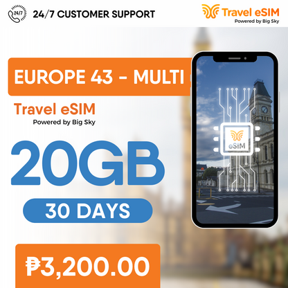 Europe (43 Countries) eSIM
