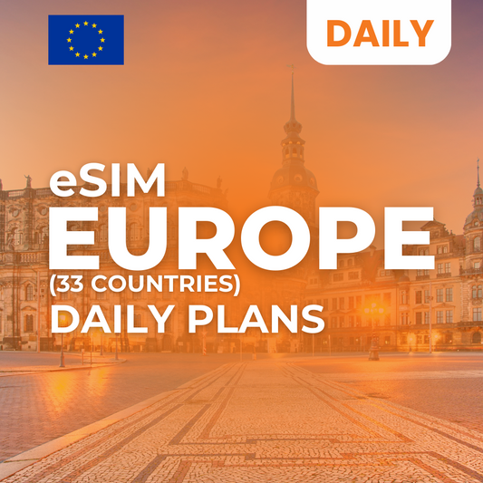 Europe (33 Countries) Daily Unli Packages